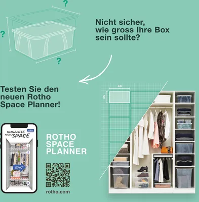 Produktbild von Box 5 l mit Deckel LONA, Farbe:Transparent