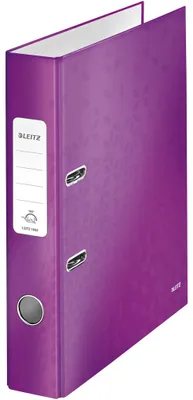 Produktbild von Leitz Ordner WOW 10060062 DIN A4 50mm Pappe violett