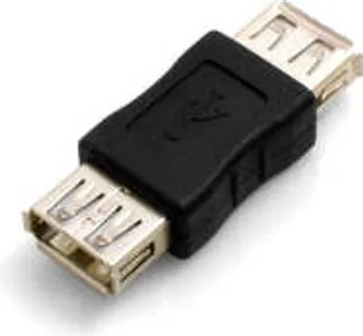 Produktbild von SYSTEM-S USB A 2.0 Buchse Female auf USB A 2.0 Buchse Female Kabel Adapter
