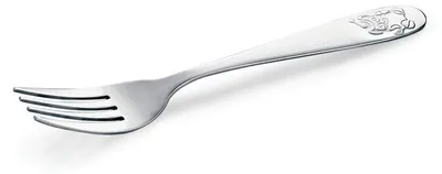 Produktbild von 60x Kindergabel Amelie Bär, Kinderbesteck Edelstahl 18/10, Gabel 14,5 cm