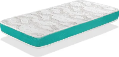 Produktbild von Babymatratze 70X140 MILU VERT Hohe 14 CM - Kindermatratze  - Perforierter und atmungsaktiver Schaumstoffkern -XALUCA
