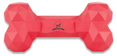 Produktbild von Robuster Kauspielzeug für Hunde aus Naturkautschuk – Rot