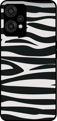 Zdjęcie produktu dla Etui na telefon Smartphonica pasujące do OnePlus Nord CE 2 Lite z nadrukiem zebry - Etui z TPU z wzorem zebry - Czarno-białe