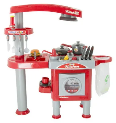 Immagine prodotto di Giocattolo G21 Cucina per bambini grande con accessori rosso