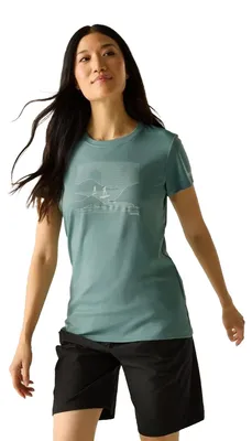 Image de Regatta - T-shirt « Fingal » pour femme RG12965 (44 DE) (vert mousse)