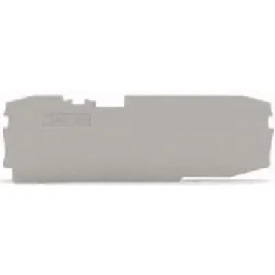 Produktbild von WAGO Abschluss- und Zwischenplatte 1 mm dickgrau 2006-1691