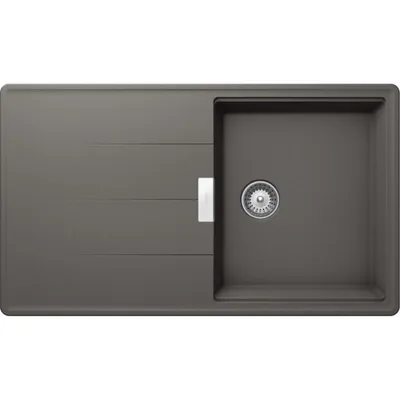 Produktbild von Schock Auflage-Einbauspüle Tia D-100 A Silverstone inkl. Funktionsschalenset und Multifunktionaler Träger