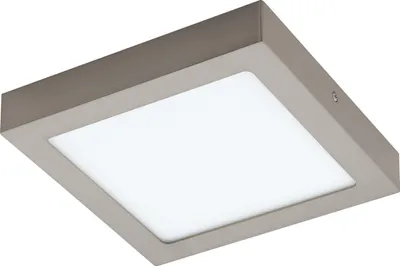 Produktbild von EGLO connect LED Deckenleuchte Fueva-C, Smart Home Deckenlampe, Bürolampe nickel-matt, 22,5 x 22,5 cm, dimmbar, Weißtöne und Farben einstellbar