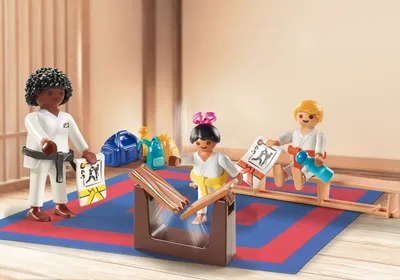 Image de PLAYMOBIL sports et action 71186 set cadeau entrainement de karate
