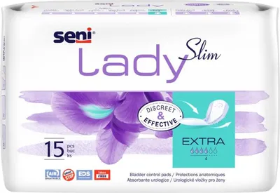 Image de Seni Lady Slim Extra - 24 paquets de 15 protections