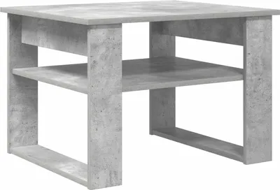 Produktbild von Möbel Couchtisch/Sofatisch - Kaffeetisch Beton Grau 64 x 54 x 44 cm Holzwerkstoff - Kaffeetisch CLORIS6651938