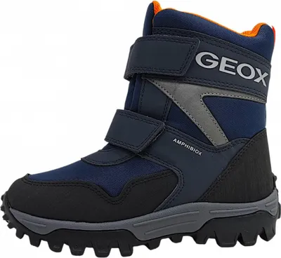 Produktbild von Geox Himalaya Kinderschuhe Stiefel Wasserdicht Klettschuh Blau Freizeit, Schuhgröße:35 EU
