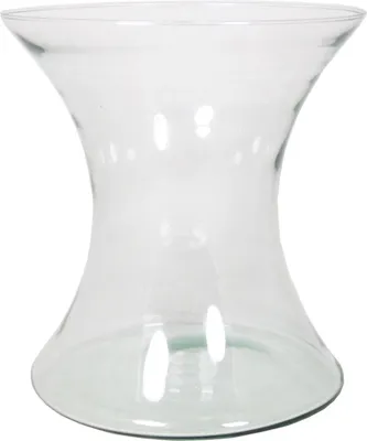 Produktbild von INNA-Glas Blumen Vase Liz Ocean aus Glas, klar, 25 cm, Ø 23 cm - Deko Vase