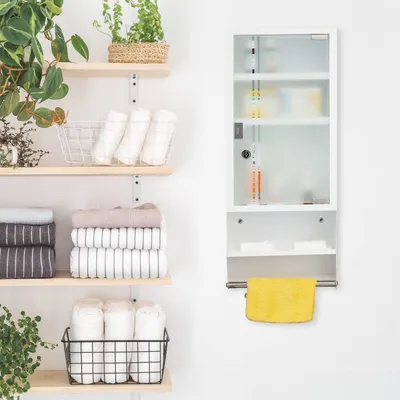 Zdjęcie produktu dla Zamykana apteczka ze szklanymi drzwiami