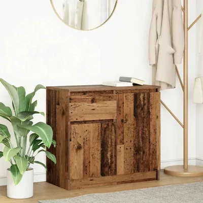 Zdjęcie produktu dla vidaXL Kredens z szufladą o wyglądzie odzyskanego drewna 71x35x65 cm materiał drewnopochodny