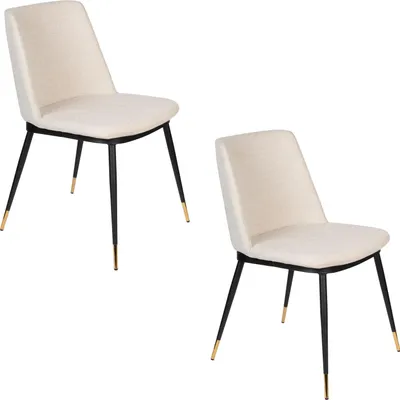 Produktbild von Housecraft Living Lionel Esszimmerstuhl Beige - 2 er Set