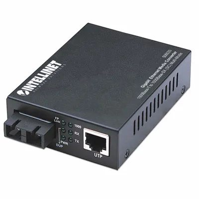 Immagine prodotto di Intellinet 506533 Intellinet Medienkonverter Gigabit Multimode 220m        sw