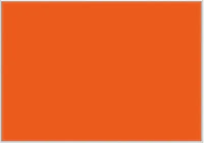 Produktbild von Wallario Wandbild Orange, Größe: 70,30 x 100,30 cm, Poster mit weißem Kunststoffrahmen