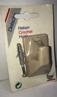 Productafbeelding van Universele handdoekhaak zelfklevend beige