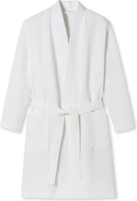 Produktbild von Schiesser Herren Bademantel Gr. S weiss