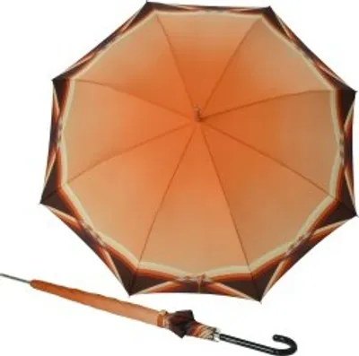 Obrázek produktu pro Doppler Long Carbonsteel AC Cross Over - dámský holový vystřelovací deštník, oranžová