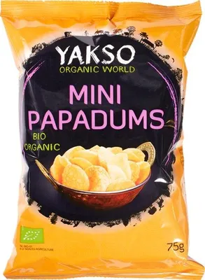 Productafbeelding van Yakso Mini Papadums (75 gr)