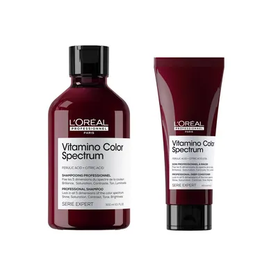 Produktbild von L'Oréal Professionnel Vitamino Color Spectrum 2er Set Shampoo & Conditioner 500 ml