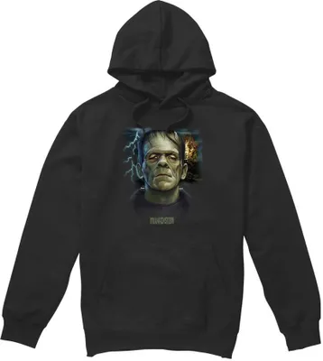 Immagine prodotto di Universal Monsters - Felpa con cappuccio da uomo TV4431 (L) (Nero)