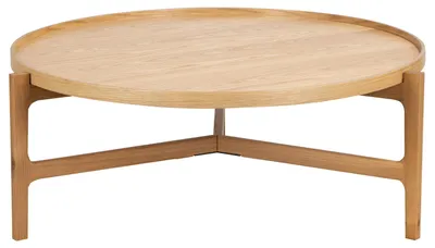 Produktbild von home24 Couchtisch - Echtholzfurnier - Eiche