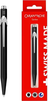 Zdjęcie produktu dla CARAN D'ACHE849609 chowane biro CARAN D'ACHE 849 czarne, w kartonowym etui