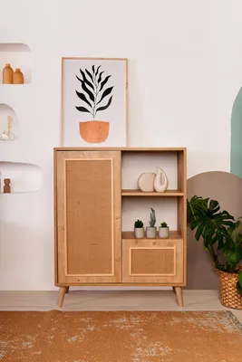 Produktbild von Skye Decor, Jüt Multi, Schränke, Mehrzweckschrank, Eiche, Holz, 40 x 110 x 90 cm
