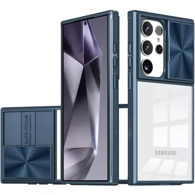 A product shot of a phone case for a Samsung Galaxy S24 Ultra, displayed with a phone inside.