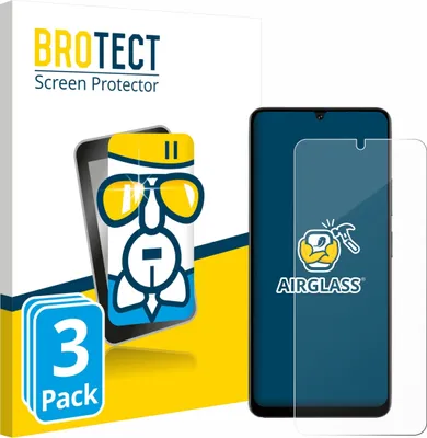 Produktbild von 3x BROTECT Schutzglas für Doogee Note 59 Pro Schutzfolie Panzer Folie Glas Display Schutz klar