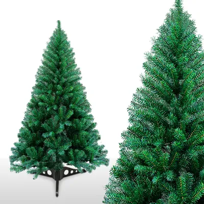 Zdjęcie produktu dla Choinka Jayseuw, choinka świąteczna, stojak na choinkę, wybór, zielony, 120 cm