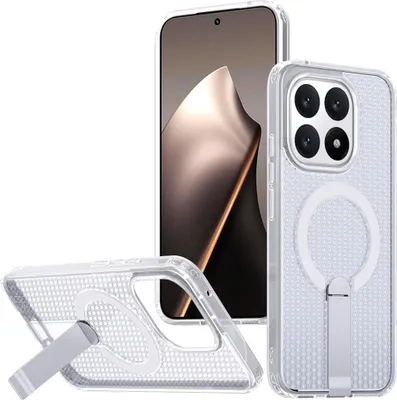 Produktbild von Kühlende Hülle für Xiaomi 15T 5G Hybrid Acryl Design MagSafe & Stand Transparent