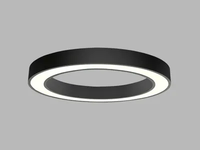 Obrázok produktu pre Stmievateľné stropné svietidlo LED2 SATURN, variant: Ø 600 mm, 50 W, 3300 lm, 3000K/4000K, čierna, DALI