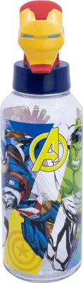 Image de Avengers Iron Man Bouteille 3D Ecozen pour enfants 560?ml