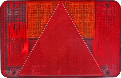 Produktbild von Anhängerbeleuchtung Rückleuchte 6-Kammerleuchte 21,5x13,5x5,5 cm für links