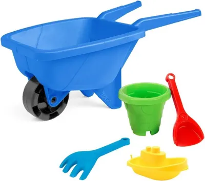 Produktbild von Blaue Schubkarre mit Sandset – WADER