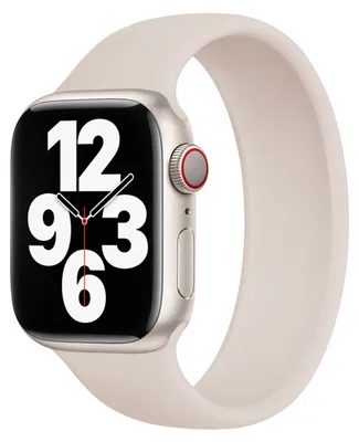 Zdjęcie produktu dla Silikonowy pasek Solo Loop do zegarka Apple Watch | 38/40/41/42 mm – rozmiar 9 – Starlight