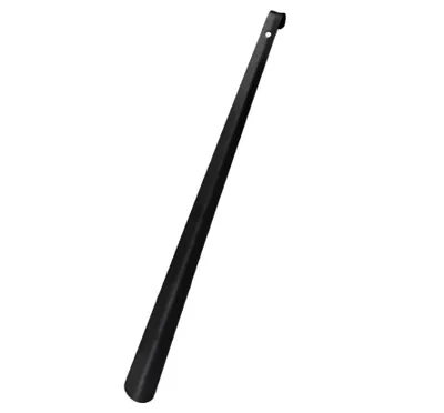 Immagine prodotto di calzascarpe 80cm in metallo, calzascarpe extra lungo in nero, calzascarpe in metallo, design robusto, elegante calzascarpe in metallo per stivali