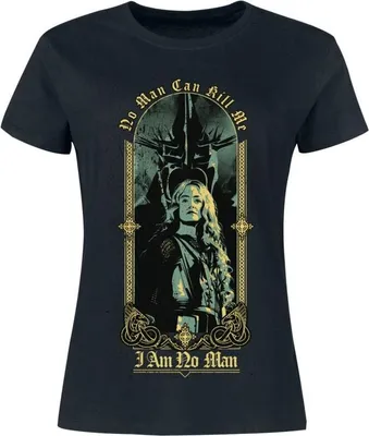 Produktbild von Der Herr der Ringe T-Shirt Damen Éowyn: I am no Man schwarz XL