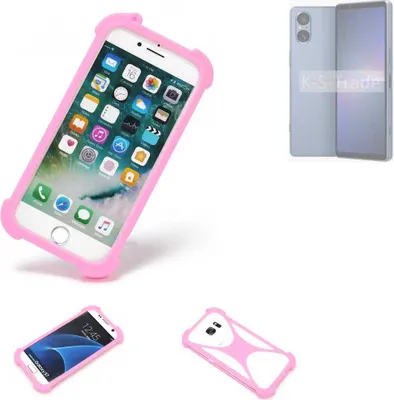 Produktbild von K-S-Trade Handy Hülle kompatibel mit Sony Xperia 5 V Schutz Hülle Bumper Silikon Schutz Hülle Cover Case Silikoncase Silikonbumper TPU Softcase