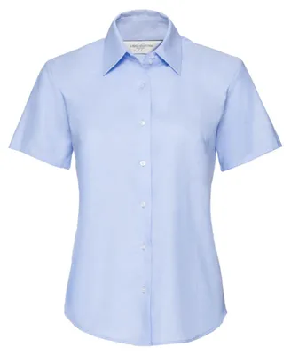 Obrázek produktu pro Russell Collection – dámská košile „Classic“ v oxfordském stylu s krátkými rukávy LT4373 (XL) (tmavě modrá)