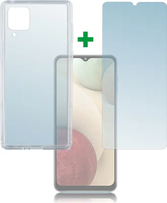 Produktbild von 4smarts 360 Protection Set Samsung Galaxy A12 transparent