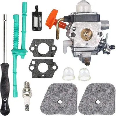 Image de Kit de filtres à carburant - Compatible avec les modèles Stihl FS110R et FS130R - Kit de fixation avec vis à six pans