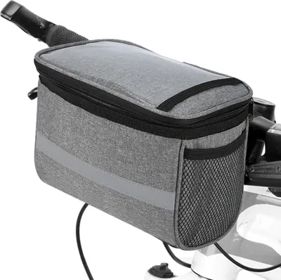 Zdjęcie produktu dla Kolarstwo Rower Rower Izolowana przednia torba Torba na kierownicę roweru MTB Koszyk Torba rowerowa Torba termoizolacyjna z paskiem odblaskowym