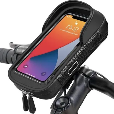 Produktbild von Telefonenhalter für Fahrräder - Wasserfest - 360-Grad-Drehung - Fahrradlenker für Smartphones bis 7 Zoll