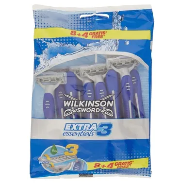 Zdjęcie produktu dla Wilkinson, Extra essentials, maszynki do golenia, 12 szt