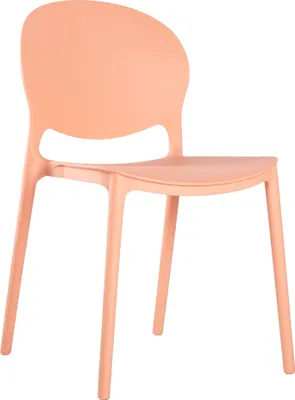 Produktbild von Designstuhl aus Polypropylen, Farbe rosé